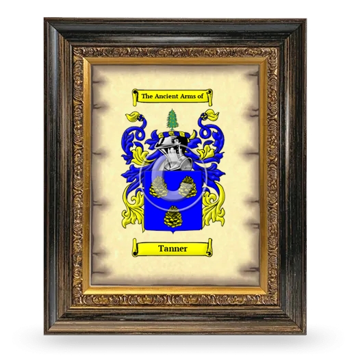 Tanner Coat of Arms Framed - Heirloom