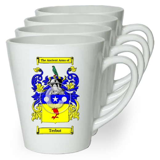 Terbut Set of 4 Latte Mugs
