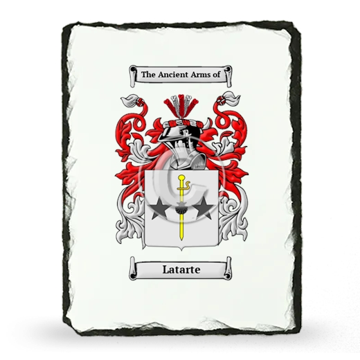 Latarte Coat of Arms Slate