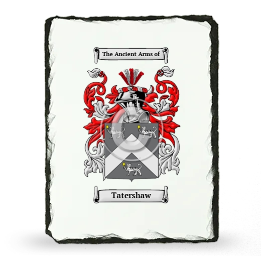 Tatershaw Coat of Arms Slate