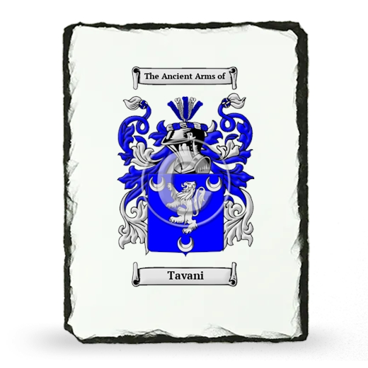 Tavani Coat of Arms Slate