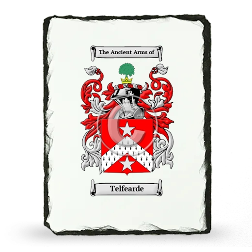 Telfearde Coat of Arms Slate