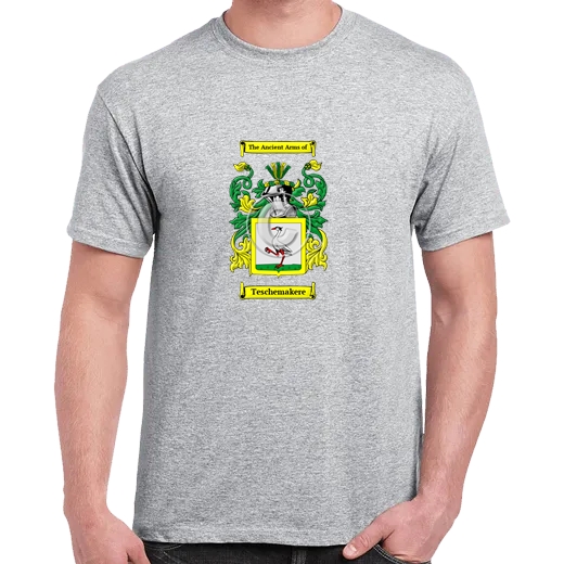 Teschemakere Grey Coat of Arms T-Shirt