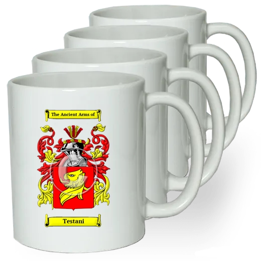 Testani Coffee mugs (set of four)