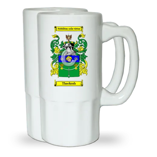 Thackrah Pair of Beer Steins