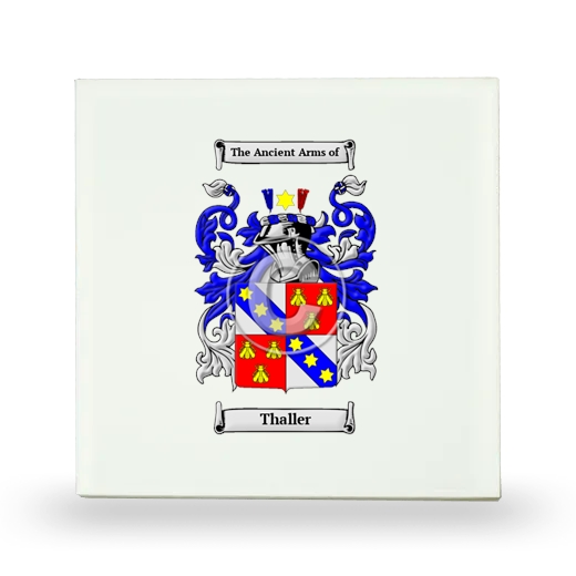 Thaller Small Ceramic Tile with Coat of Arms