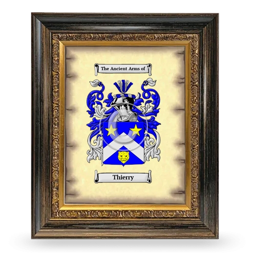 Thierry Coat of Arms Framed - Heirloom