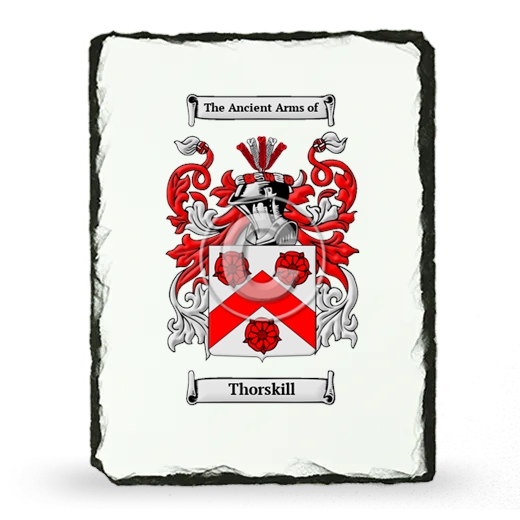 Thorskill Coat of Arms Slate