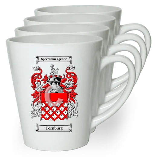 Tornburg Set of 4 Latte Mugs