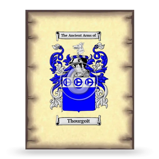 Thourgoit Coat of Arms Print