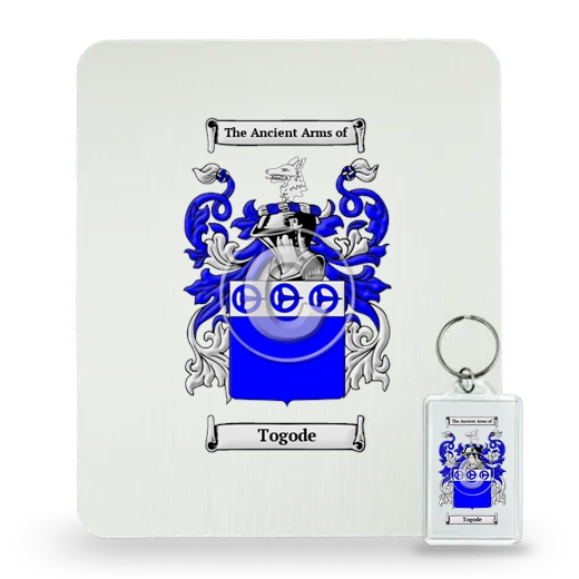 Togode Mouse Pad and Keychain Combo Package