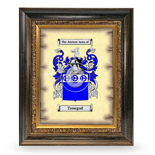 Trowgod Coat of Arms Framed - Heirloom