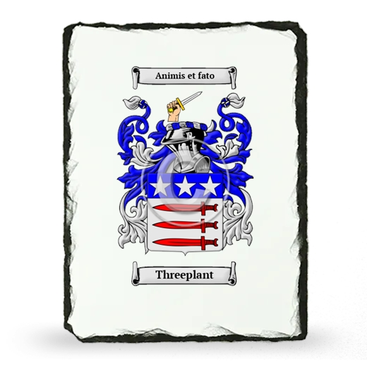 Threeplant Coat of Arms Slate