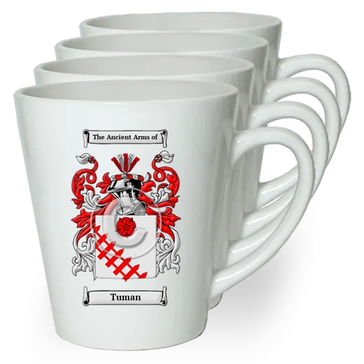Tuman Set of 4 Latte Mugs