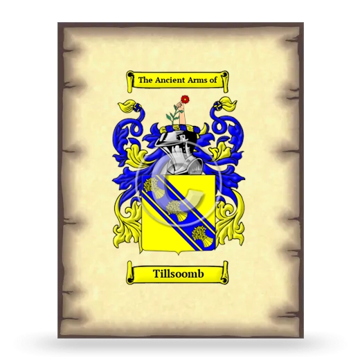 Tillsoomb Coat of Arms Print