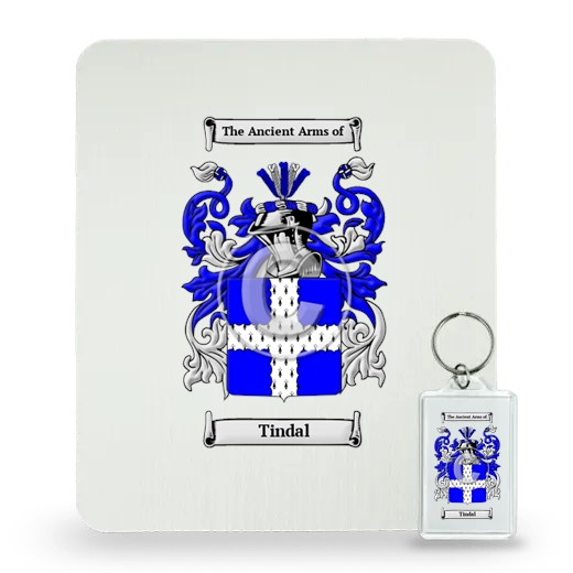 Tindal Mouse Pad and Keychain Combo Package