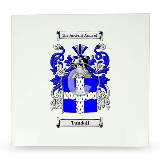 Tundall Large Ceramic Tile with Coat of Arms