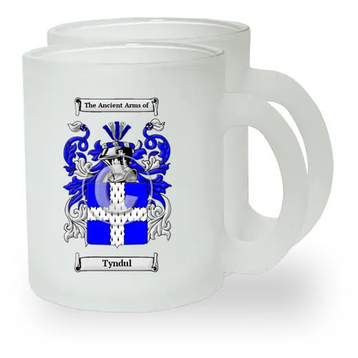 Tyndul Pair of Frosted Glass Mugs