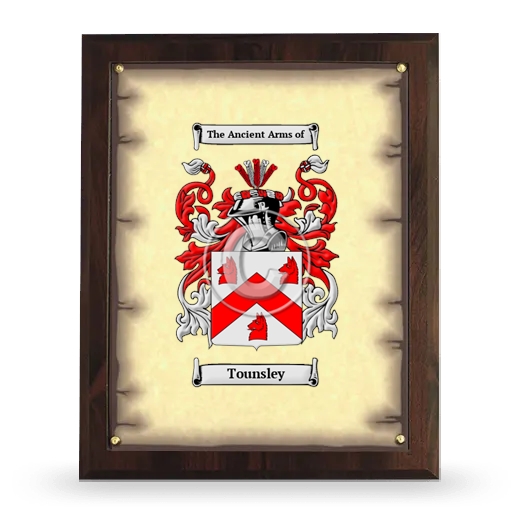 Tounsley Coat of Arms Plaque