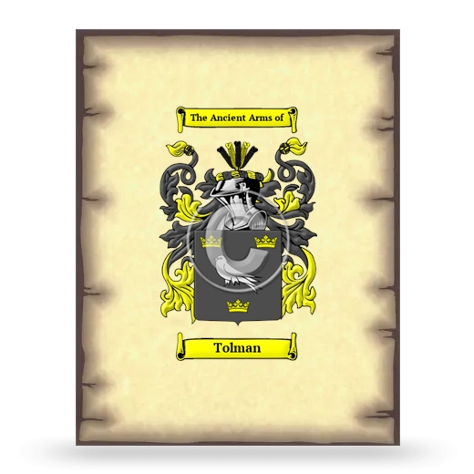 Tolman Coat of Arms Print