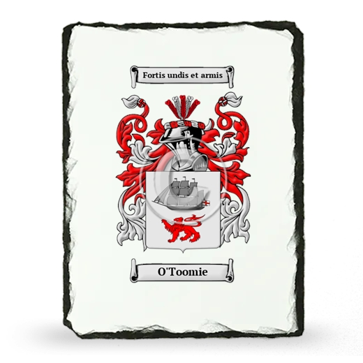 O'Toomie Coat of Arms Slate