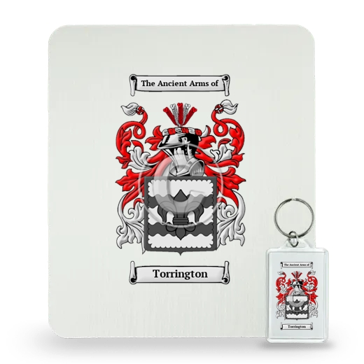 Torrington Mouse Pad and Keychain Combo Package