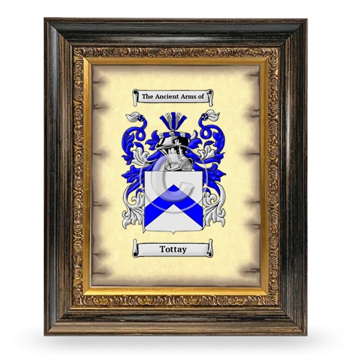 Tottay Coat of Arms Framed - Heirloom