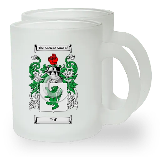 Tuf Pair of Frosted Glass Mugs