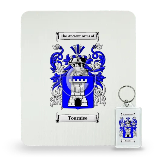 Tourniee Mouse Pad and Keychain Combo Package