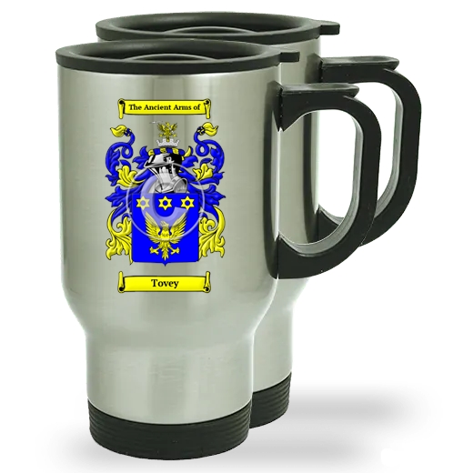 Tovey Pair of Steel Travel Mugs