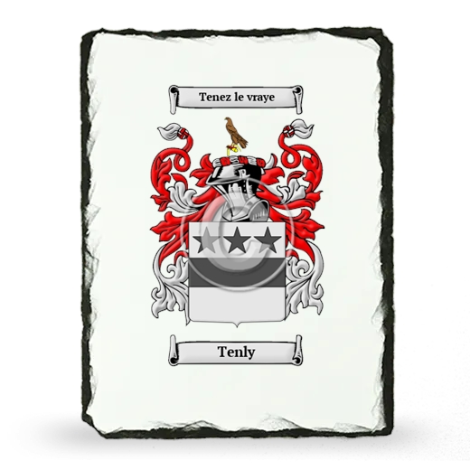 Tenly Coat of Arms Slate