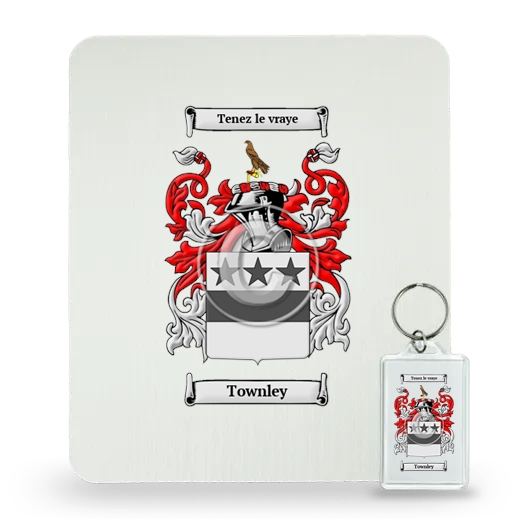 Townley Mouse Pad and Keychain Combo Package