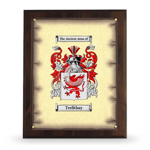 Trefithay Coat of Arms Plaque