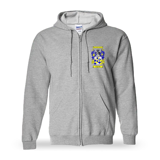 Tragarrik Unisex Coat of Arms Zip Sweatshirt