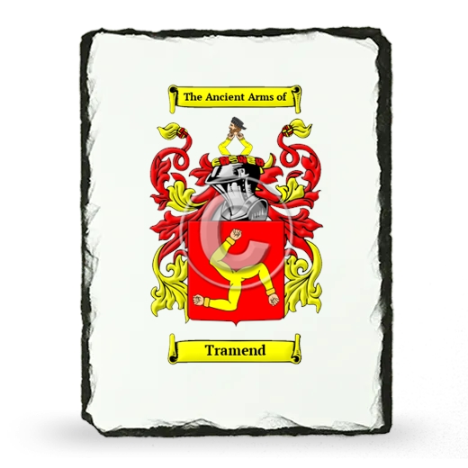 Tramend Coat of Arms Slate