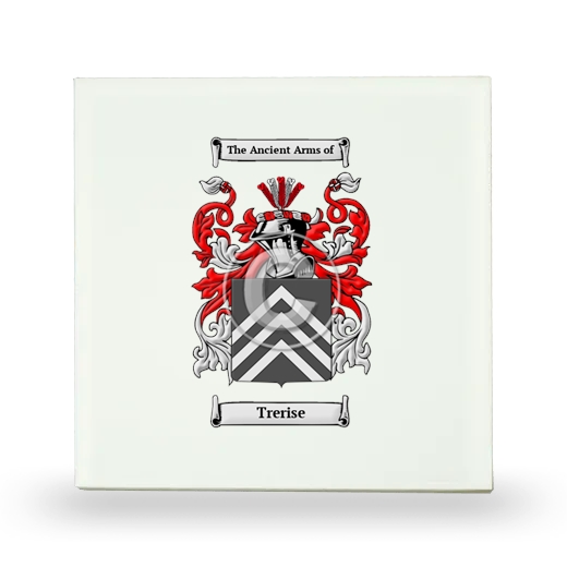 Trerise Small Ceramic Tile with Coat of Arms