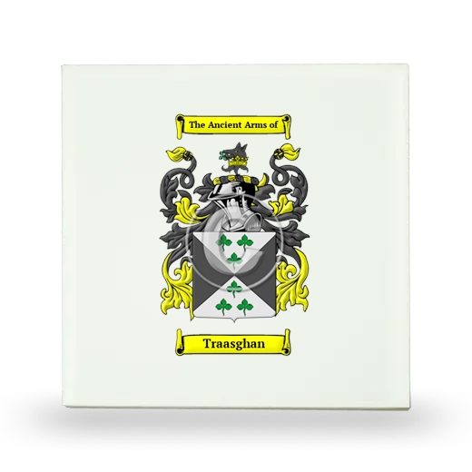 Traasghan Small Ceramic Tile with Coat of Arms