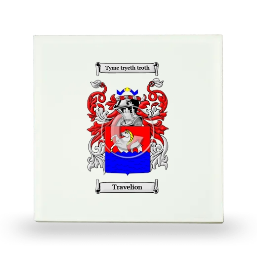 Travelion Small Ceramic Tile with Coat of Arms