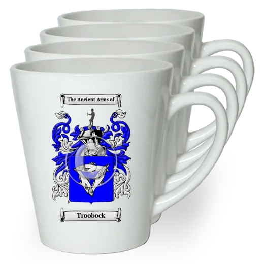 Troobock Set of 4 Latte Mugs