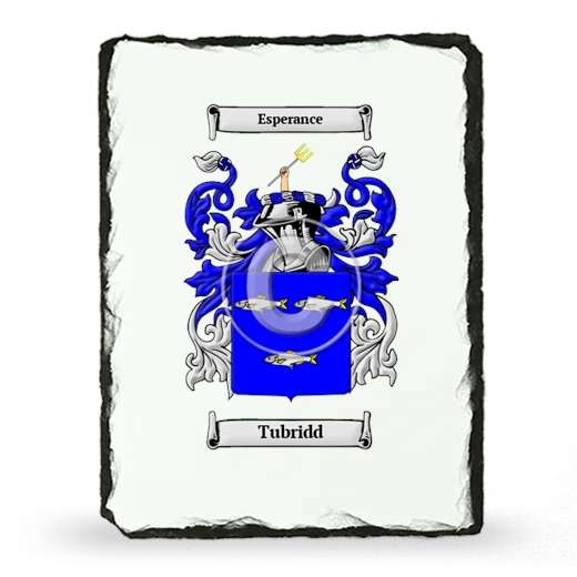 Tubridd Coat of Arms Slate