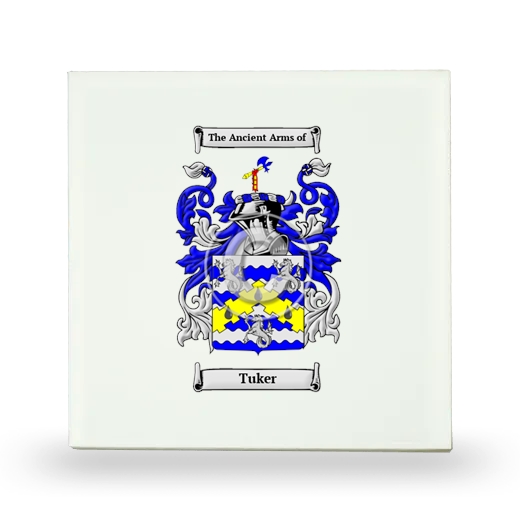 Tuker Small Ceramic Tile with Coat of Arms