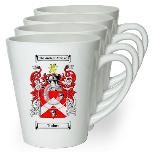 Tudors Set of 4 Latte Mugs