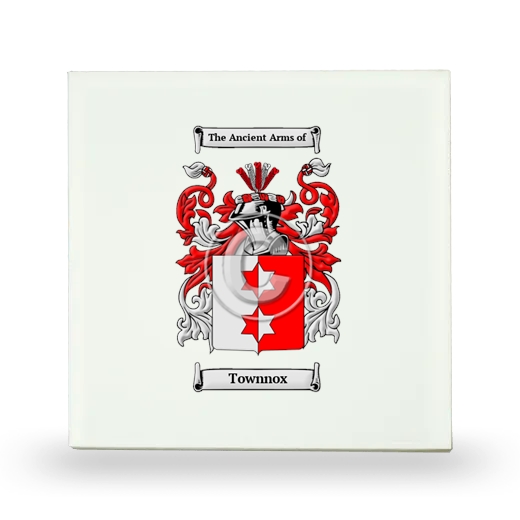 Townnox Small Ceramic Tile with Coat of Arms