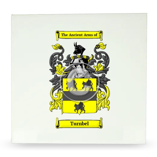 Turnbel Large Ceramic Tile with Coat of Arms