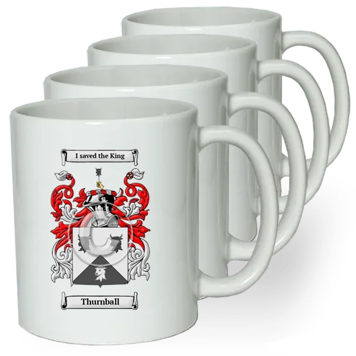Thurnball Coffee mugs (set of four)
