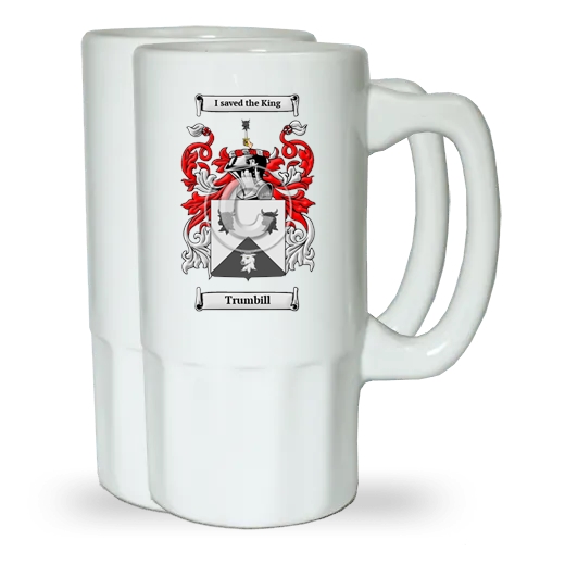 Trumbill Pair of Beer Steins