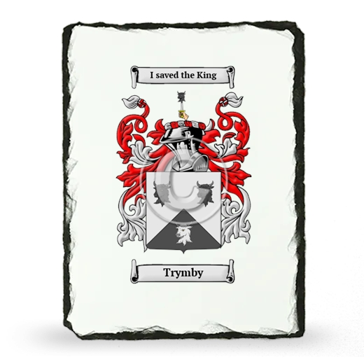 Trymby Coat of Arms Slate