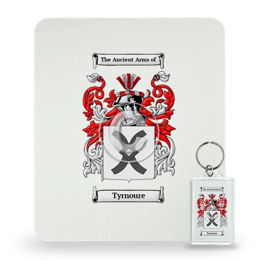 Tyrnoure Mouse Pad and Keychain Combo Package