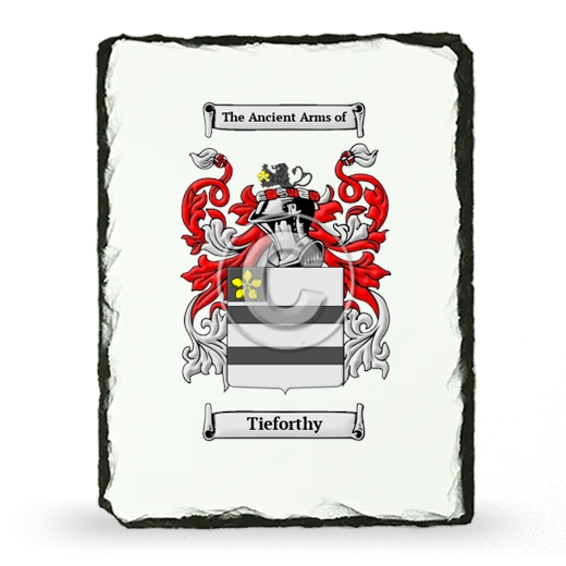 Tieforthy Coat of Arms Slate