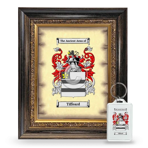 Tiffeard Framed Coat of Arms and Keychain - Heirloom